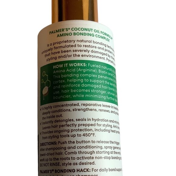 Palmers Coconut Oil Formula Bonding Leave-In Treatment 6.7 Fl Oz - Picture 3 of 5